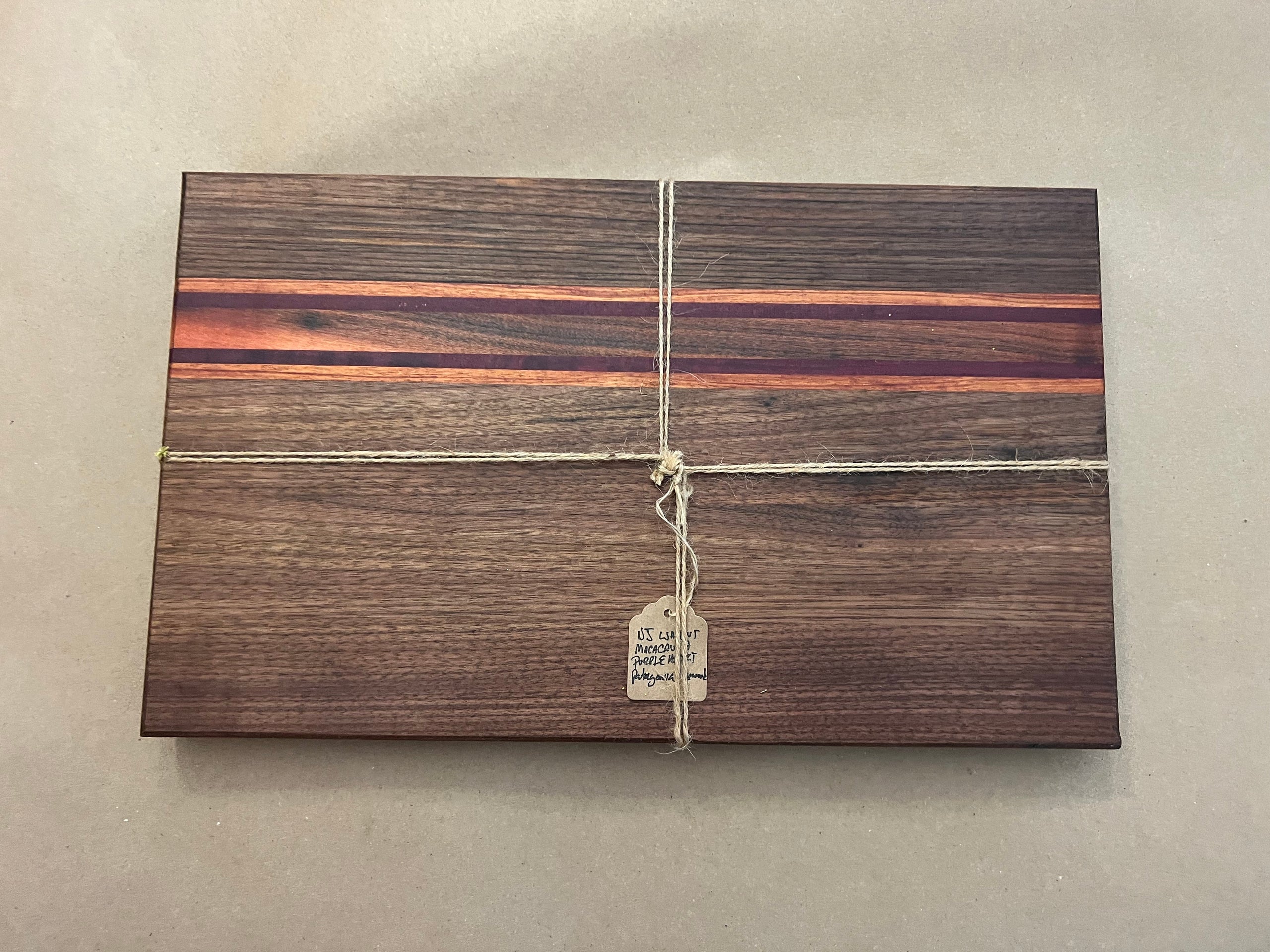 Cheapest Cutting board: purpleheart, Lati, and Patagonian rosewood